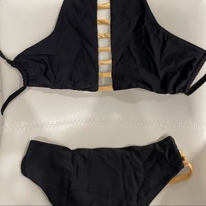 Black and Gold Bikini